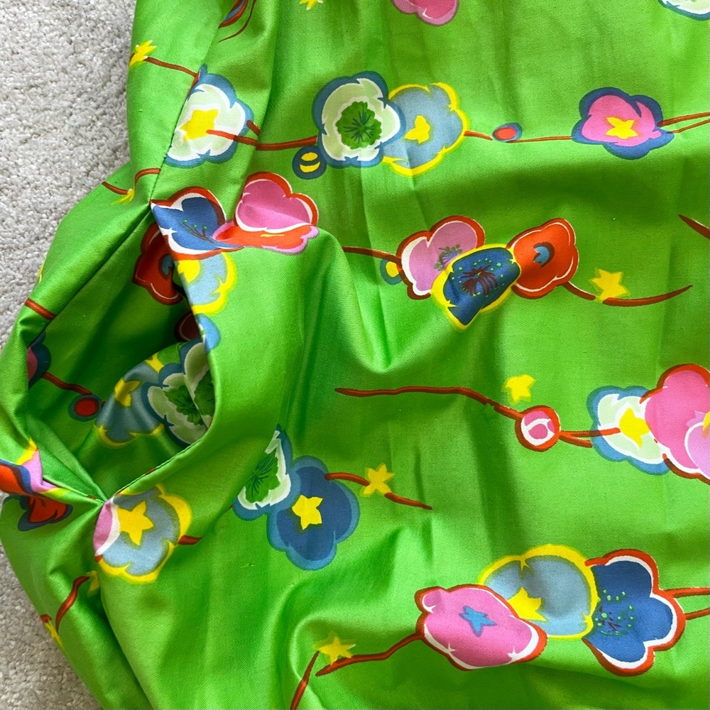 PIKAKE FASHIONS VINTAGE HAWAIIAN MAXI DRESS SIZE LARGE ARTSY ART TO WEAR - Picture 6 of 12